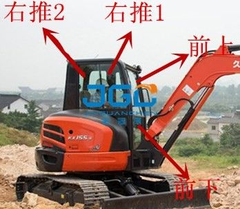 KX155-5 Excavator Front Gear Rear Windshield, Left And Right Doors And Windows