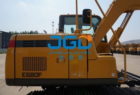 E680F 675F Excavator Front And Rear Windscreen Left And Right Window Glass