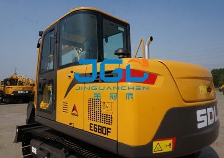 E680F 675F Excavator Front And Rear Windscreen Left And Right Window Glass