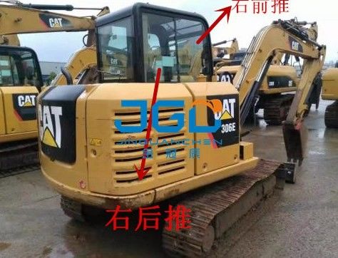 305.5E 306D Excavator Front And Rear Gears Left And Right Doors And Windows Windshield