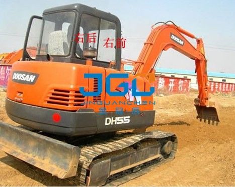 Excavator Glass DH55-LC-7 Front And Rear Windshield, Left And Right Doors And Windows