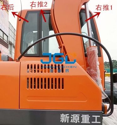 XY75W-9T 85W-8T Excavator Glass Doors And Windows Left And Right Front And Rear Skylight Windshield
