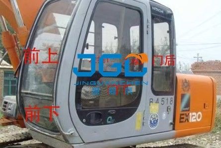 EX120-5 60-5 Excavator Glass Front And Rear Left And Right Doors And Windows Side Upper And Lower Windshields