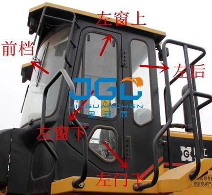 XG951-3 931-3 Loader Front Gear Rear Door And Window Forklift Left And Right Windshield