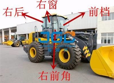 LW500 300F 600KV Loader Front Gear Rear Door Window Left And Right Windscreen Corner Glass