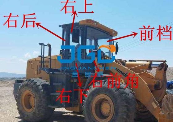 ZL50C 50D 50E Loader Front Gear Rear Gear Left And Right Window Side Angle Forklift Tempered Glass