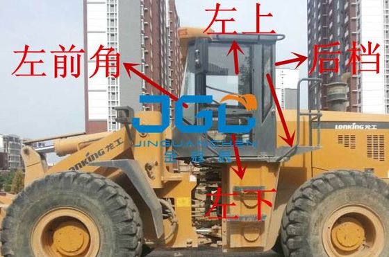 ZL50C 50D 50E Loader Front Gear Rear Gear Left And Right Window Side Angle Forklift Tempered Glass