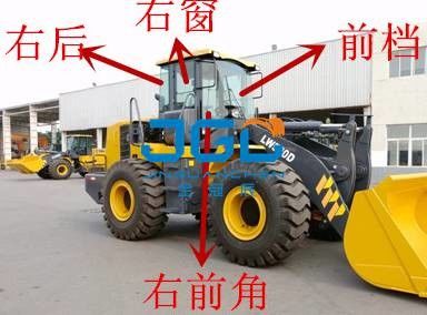 LW500D 550 600FV Loader Front Gear Rear Door Window Left And Right Windshield
