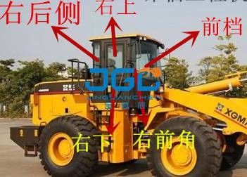 XG955 956 958 935 Loader Front And Rear Windshield Of Left And Right Doors And Windows