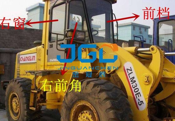 ZLM30E-3 ZLM30E-5 Loader Front Stop And Rear Stop Left And Right Window Glass