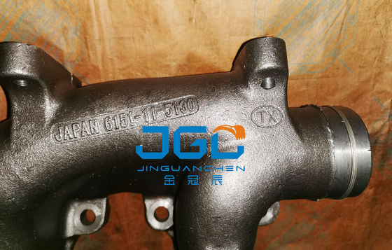 Premium Stainless Steel Excavator Exhaust System Exhaust Manifold 6151-11-5130