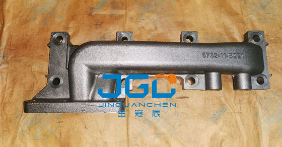 High Quality S4D102 Exhaust Manifold FIT 6732-11-5221 For Komatsu WA120-3L