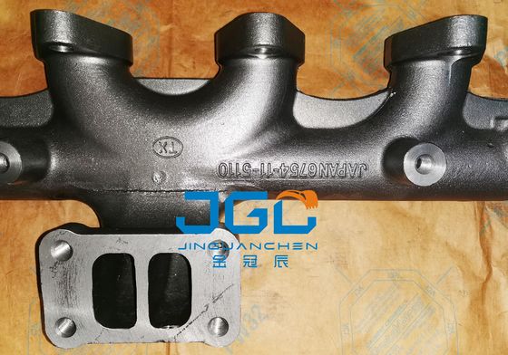 6D107 Diesel Engine Parts Short Exhaust Manifold 6754-11-5110