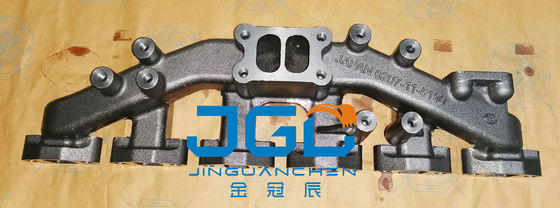 PC200-6 6D95 Diesel Engine Parts Short Exhaust Manifold 6207-11-5190