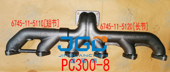 High Quality Diesel Engine For Komatsu 300-8 Exhaust Manifold 6745-11-5120+6745-11-5110