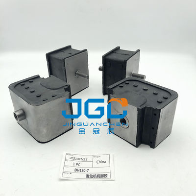 Excavator Parts Doosan Daewoo DH130-7 Engine Foot Rubber Shockproof Adhesive.