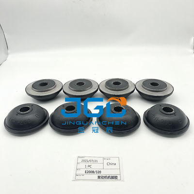 Excavator Engine Parts E200B E320 Engine Mount Rubber For Engine Front And Rear