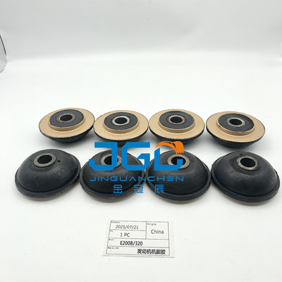 Excavator Engine Parts E200B E320 Engine Mount Rubber For Engine Front And Rear