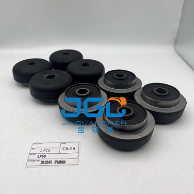 Good Quality Accessories For Excavator Engine Mounting Ex60 Black Engine Cushion
