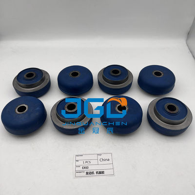 Good Quality Accessories For Excavator Engine Mounting Ex60 Black Engine Cushion