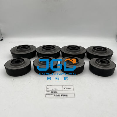 Good Quality Accessories For Excavator Engine Mounting Ex300 Black Engine Cushion