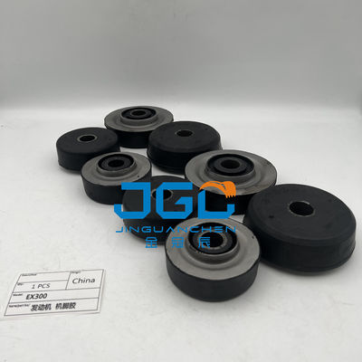 Good Quality Accessories For Excavator Engine Mounting Ex300 Black Engine Cushion