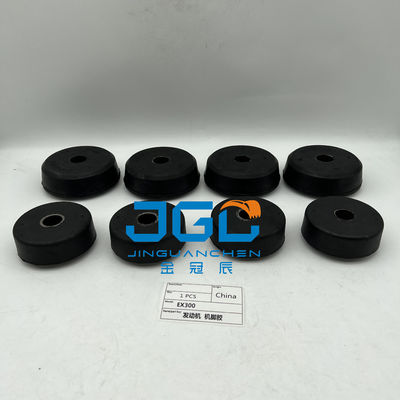 Good Quality Accessories For Excavator Engine Mounting Ex300 Black Engine Cushion