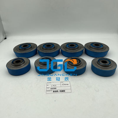 Good Quality Accessories For Excavator Engine Mounting Ex300 Black Engine Cushion