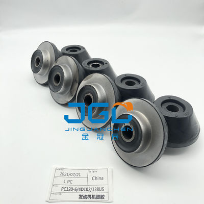 Engine Mounting Engine Systems Parts Mounting Rubber Cushion Feet Bumper For PC120-6 4D120 PC138US Excavato