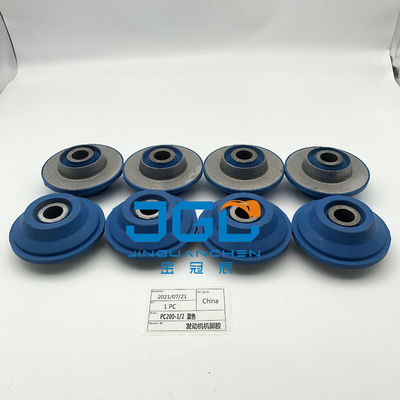 Excavator Engine Rubber Mountings For Komatsu PC200-1 PC200-2 Engine Rubber Mount