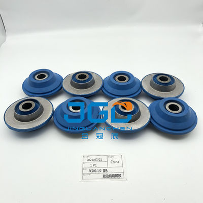 Excavator Engine Rubber Mountings For Komatsu PC200-1 PC200-2 Engine Rubber Mount