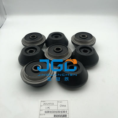 SK200-8 210-8,250-8,260-8 Rubber Mount YN02P01095P1 J05E Engine Cushion Rubber Pad SK200 Engine Mount Rubber
