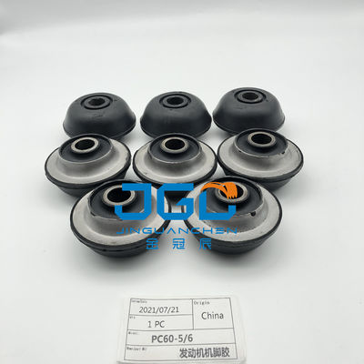 Excavator PC60-5-6 Diesel Engine Support Cushion For Engine Cushion