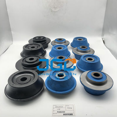 Multiple Rubber Mounts Engine Excavator Parts Engine Cushion For  PC600 650