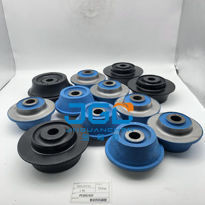 Multiple Rubber Mounts Engine Excavator Parts Engine Cushion For  PC600 650