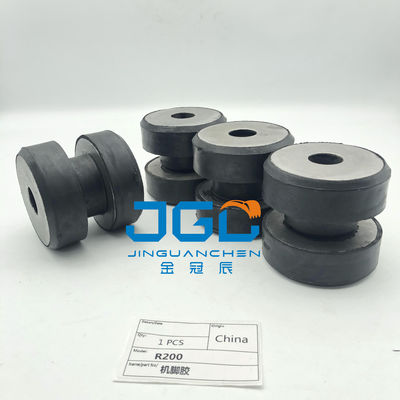 Hot Sales High Quality Excavator Engine Parts R200 Engine Mount Rubber For Engine Mounting Front