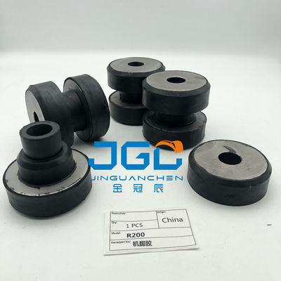 Hot Sales High Quality Excavator Engine Parts R200 Engine Mount Rubber For Engine Mounting Front
