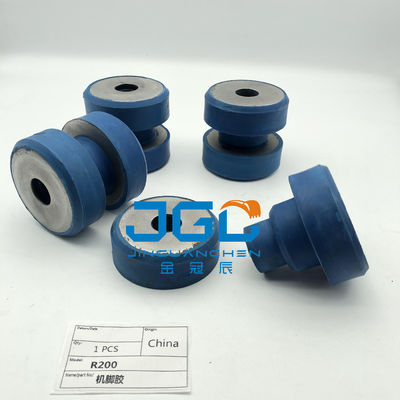 Hot Sales High Quality Excavator Engine Parts R200 Engine Mount Rubber For Engine Mounting Front