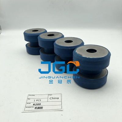 Hot Sales High Quality Excavator Engine Parts R200 Engine Mount Rubber For Engine Mounting Front