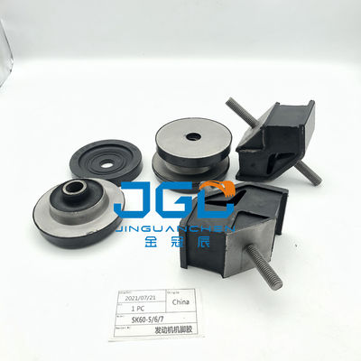 Wholesale Excavator Machine Parts After Market China Rubber Factory Support Plant SK60-5/6/7 Engine Cushion Mounting