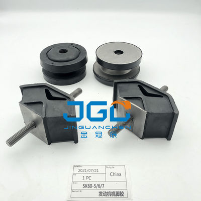 Wholesale Excavator Machine Parts After Market China Rubber Factory Support Plant SK60-5/6/7 Engine Cushion Mounting