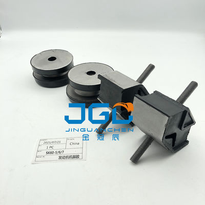 Wholesale Excavator Machine Parts After Market China Rubber Factory Support Plant SK60-5/6/7 Engine Cushion Mounting