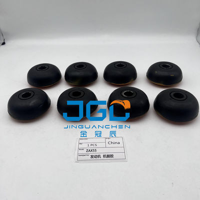 Excavator ZAX55 Diesel Engine Parts Rubber Support Cushion For Engine Cushion