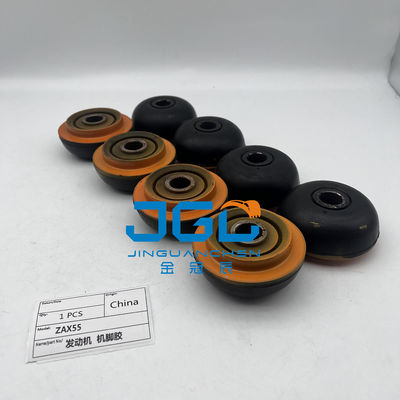 Excavator ZAX55 Diesel Engine Parts Rubber Support Cushion For Engine Cushion