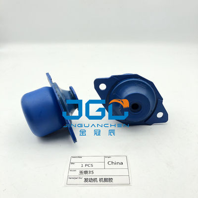 High Quality YC35 Excavator Engine Mount Size 14mm Engine Mount Rubber