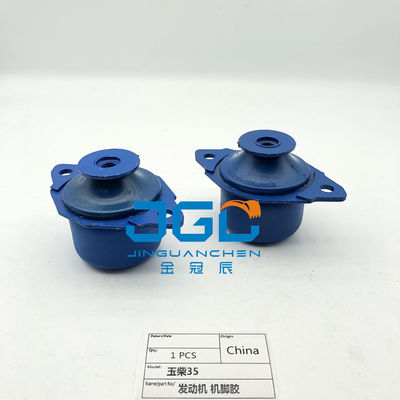 High Quality YC35 Excavator Engine Mount Size 14mm Engine Mount Rubber