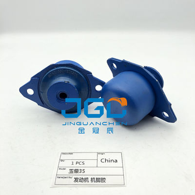 High Quality YC35 Excavator Engine Mount Size 14mm Engine Mount Rubber