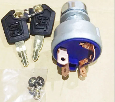 9G-7641 4 Wire Ignition Switch Excavator Spare Parts 4 Lines Ignition Start Switch With Key