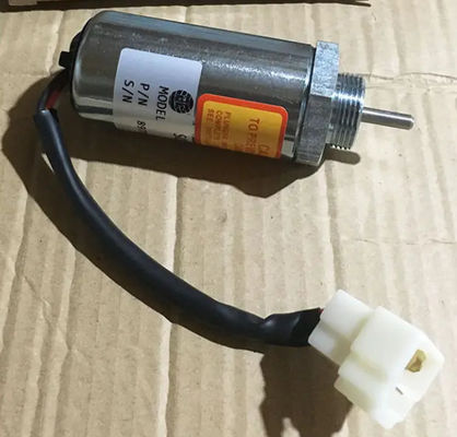 Excavator Electronic Parts Stop Solenoid Switch SK75 897209-1152 4LE1 EX55 897329-5680 12V 24V