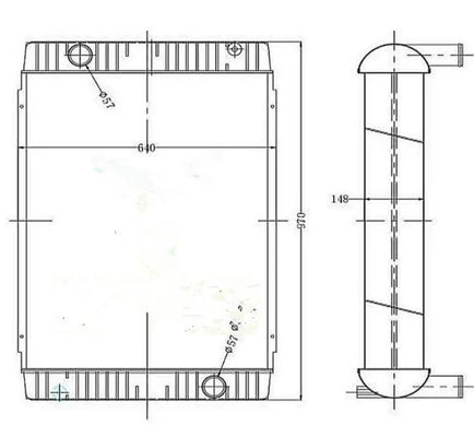 High-Quality Radiator 11110705 EC240B EC290B For Excavator